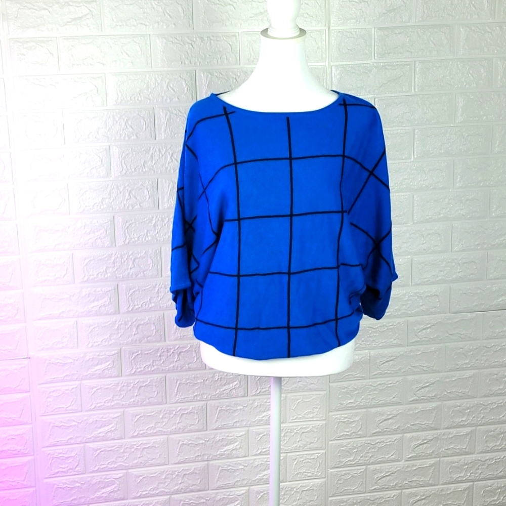 New York and Company blue blouse